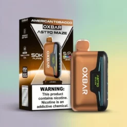 OXBAR 50K Amerykański Tytoń Jednorazowy 50 000 zaciągnięć